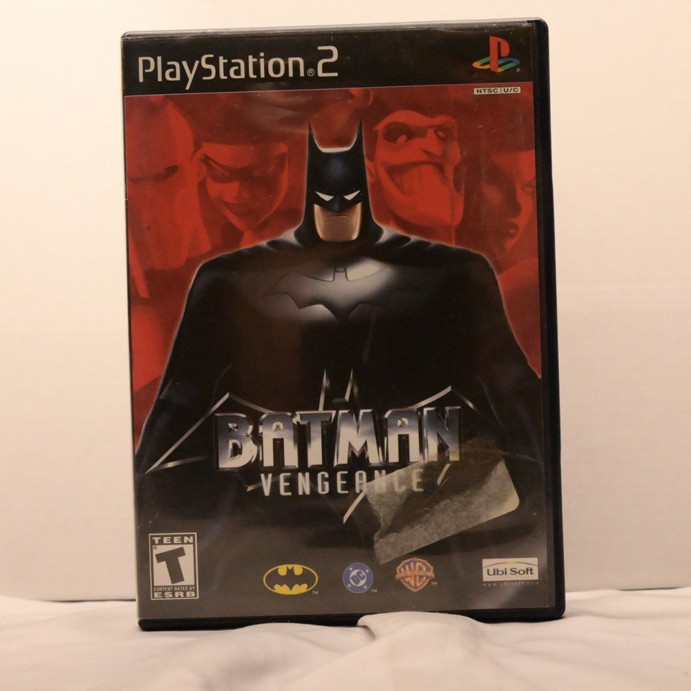 Batman‎ Vengeance PS2 CIB Complete Registration Card Tested Working